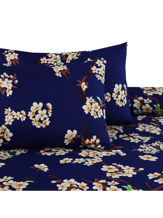 COTTON BEDSHEET | With pipped pillow | ST-B2
