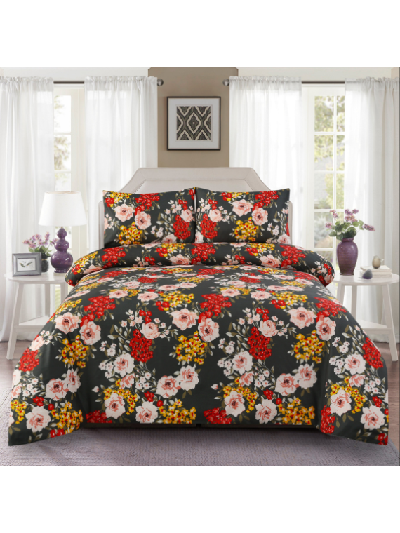 COTTON BEDSHEET | With pipped pillow | ST-B1