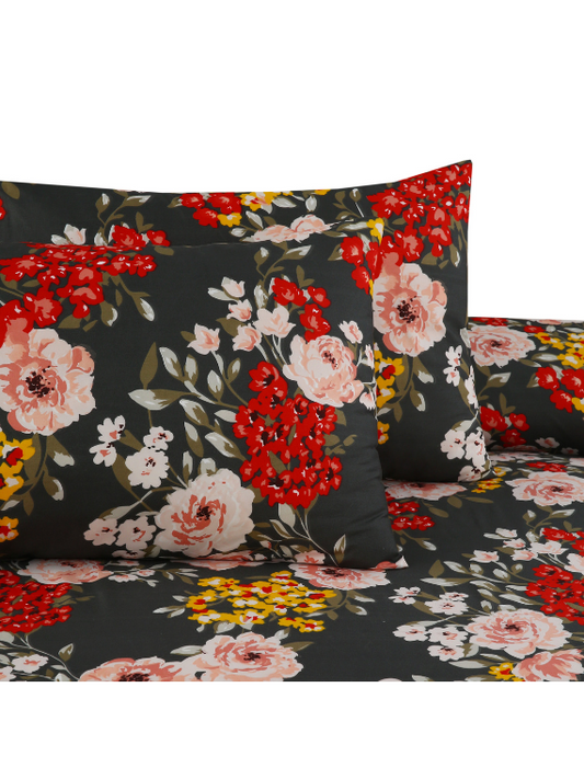 COTTON BEDSHEET | With pipped pillow | ST-B1