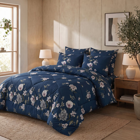 Winter Quilt/Razai Set SH-52 (Heavy polyester Filling)