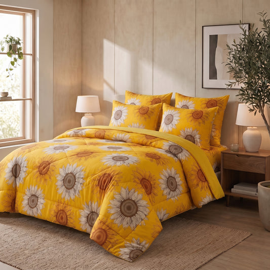 Winter Quilt/Razai Set SH-38 (Heavy polyester Filling)