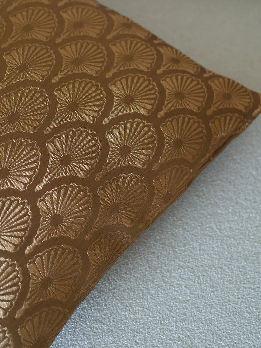 Bronze Shell Luxe Cushion Cover