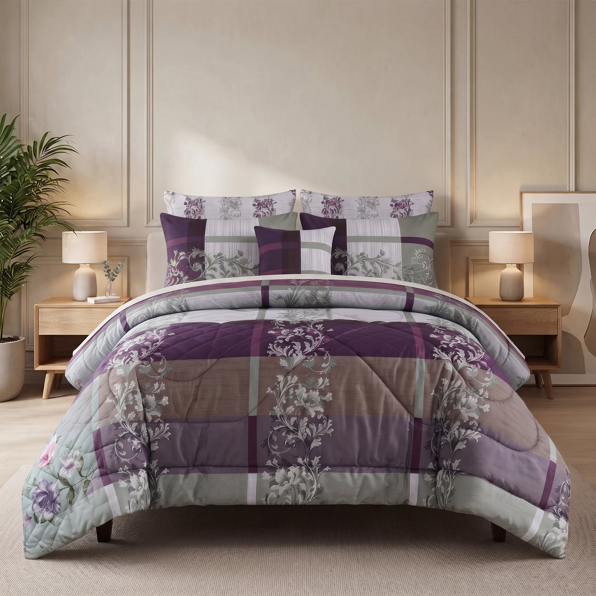 BHADR COTTON COMFORTER SET-7PCS 1035