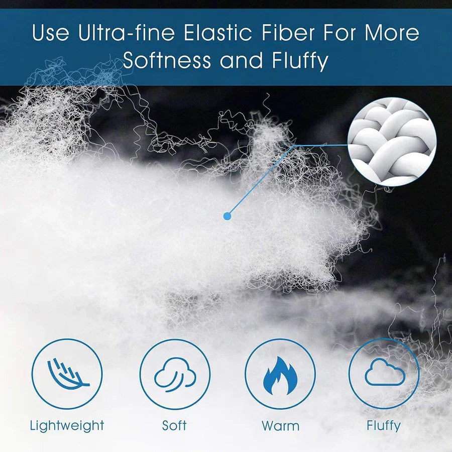 WNITER COMFERTER ULTRA SOFT DOWN ALTERNATIVE COMFERTER-PLUSH SILICON SILICONIZED FIBERFRILL