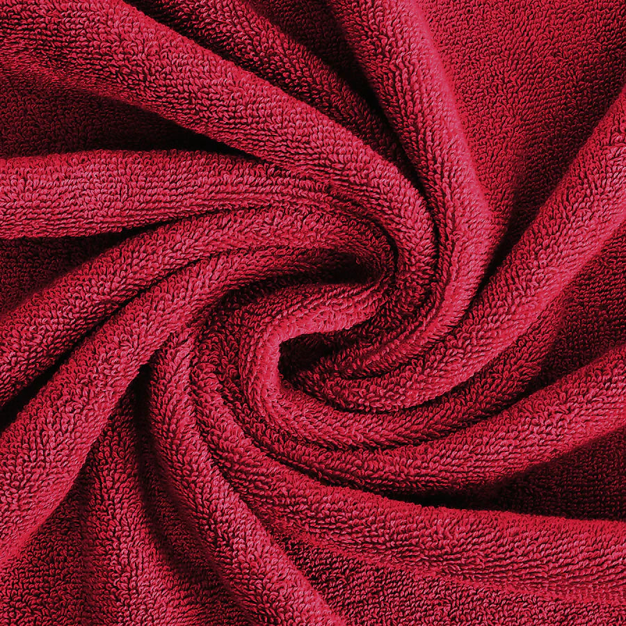 COTTON BATH TOWEL BURGUNDY