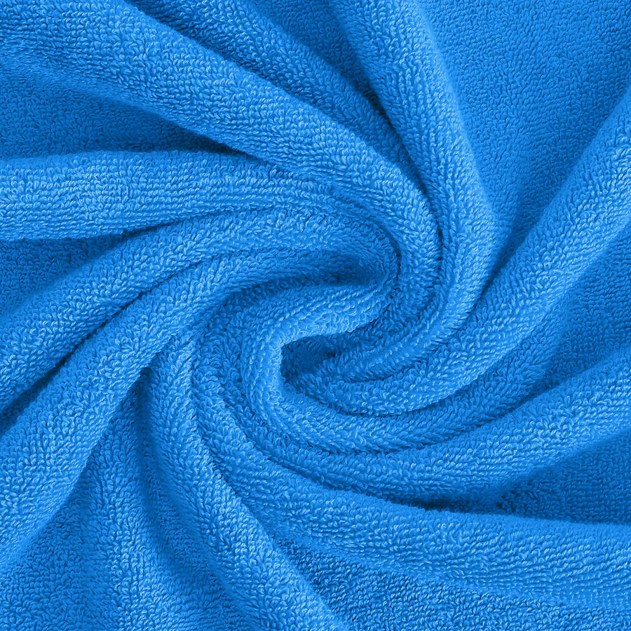 COTTON BATH TOWEL DEEP CYAN