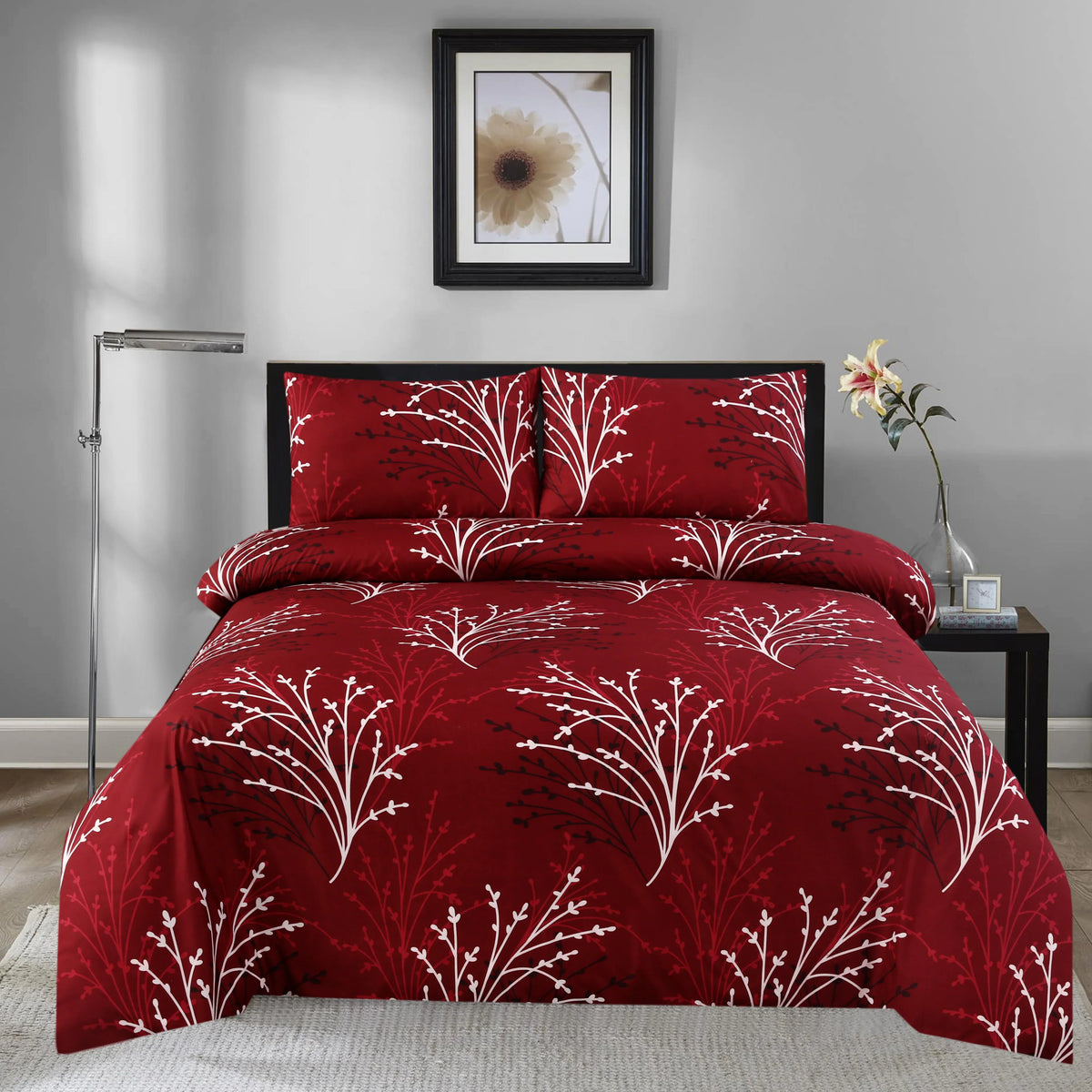 PRINTED PURE COTTON BEDSHEET ASH-40111