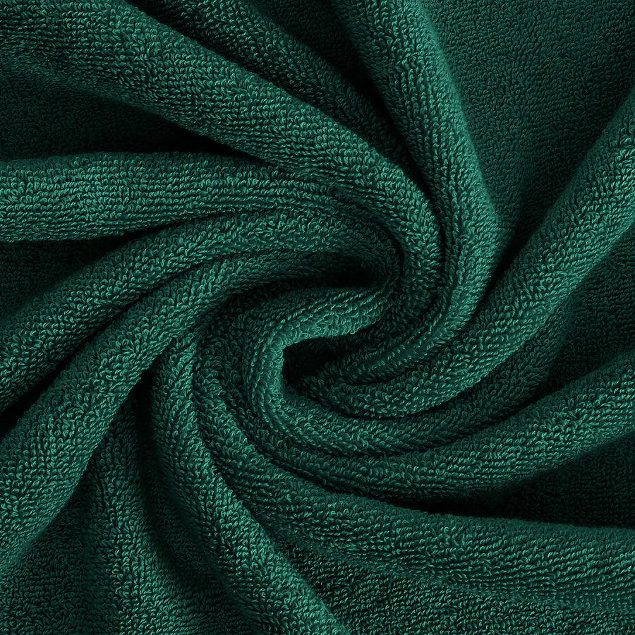 COTTON BATH TOWEL HUNTER GREEN