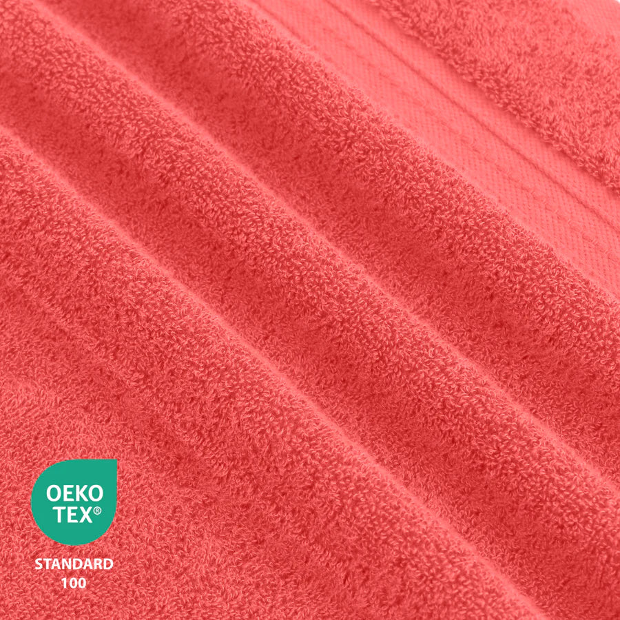 COTTON BATH TOWEL FRESH SALMON