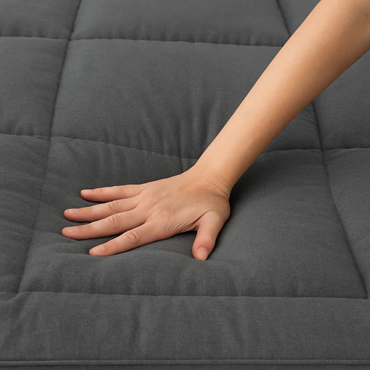 MATTRESS TOPPER GREY