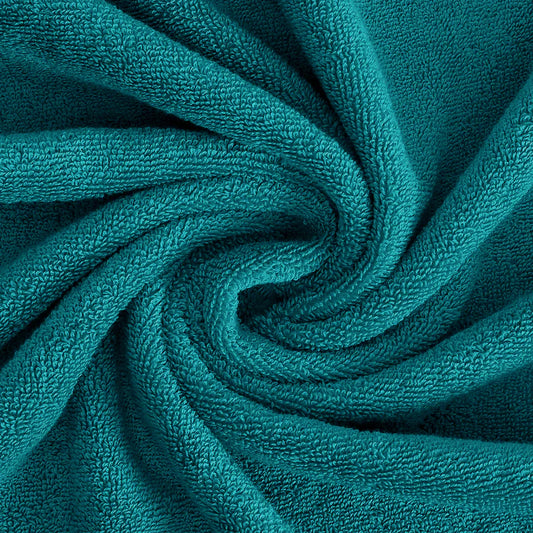 COTTON BATH TOWEL TEAL GREEN