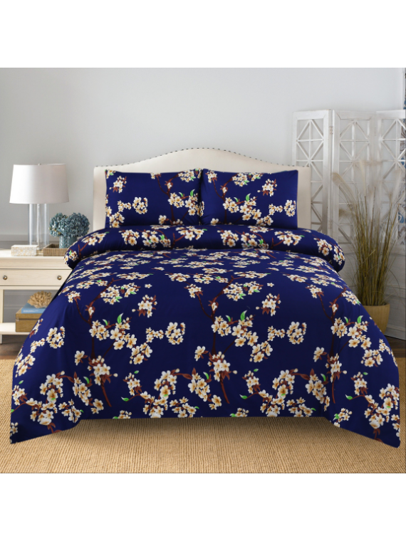 COTTON BEDSHEET | With pipped pillow | ST-B2