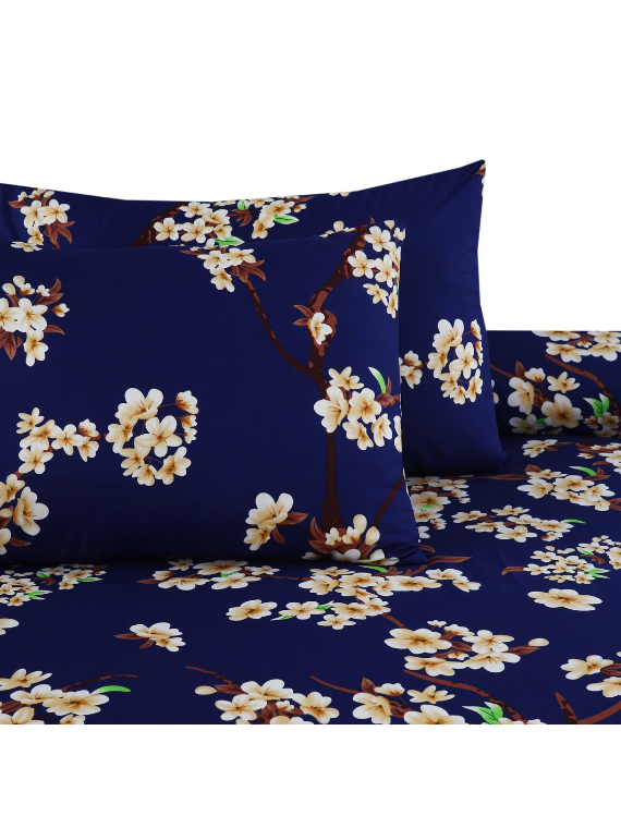 COTTON BEDSHEET | With pipped pillow | ST-B2