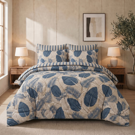 Winter Quilt/Razai Set SH-46 (Heavy polyester Filling)