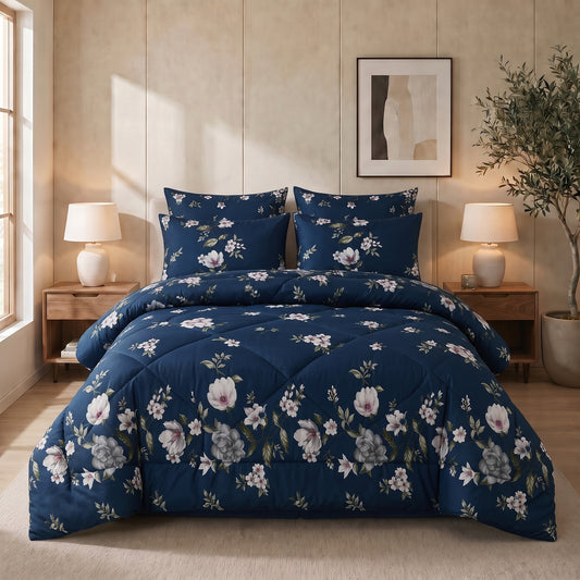 Winter Quilt/Razai Set SH-52 (Heavy polyester Filling)