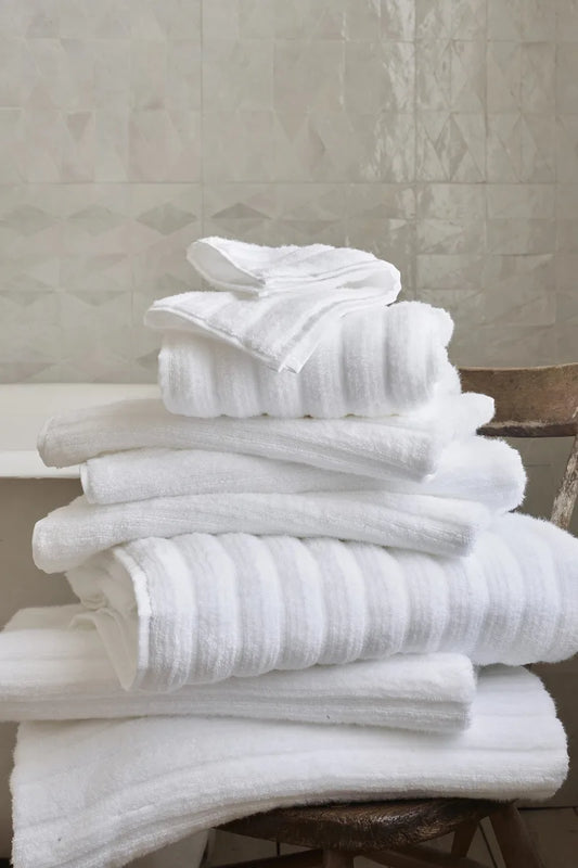 Premium White Cotton Towels Set | Pack of 5