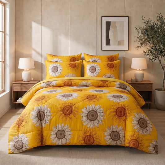 Winter Quilt/Razai Set SH-38 (Heavy polyester Filling)