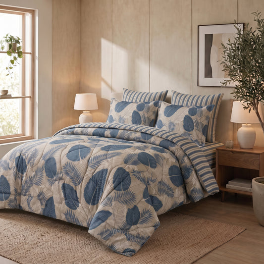 Winter Quilt/Razai Set SH-46 (Heavy polyester Filling)