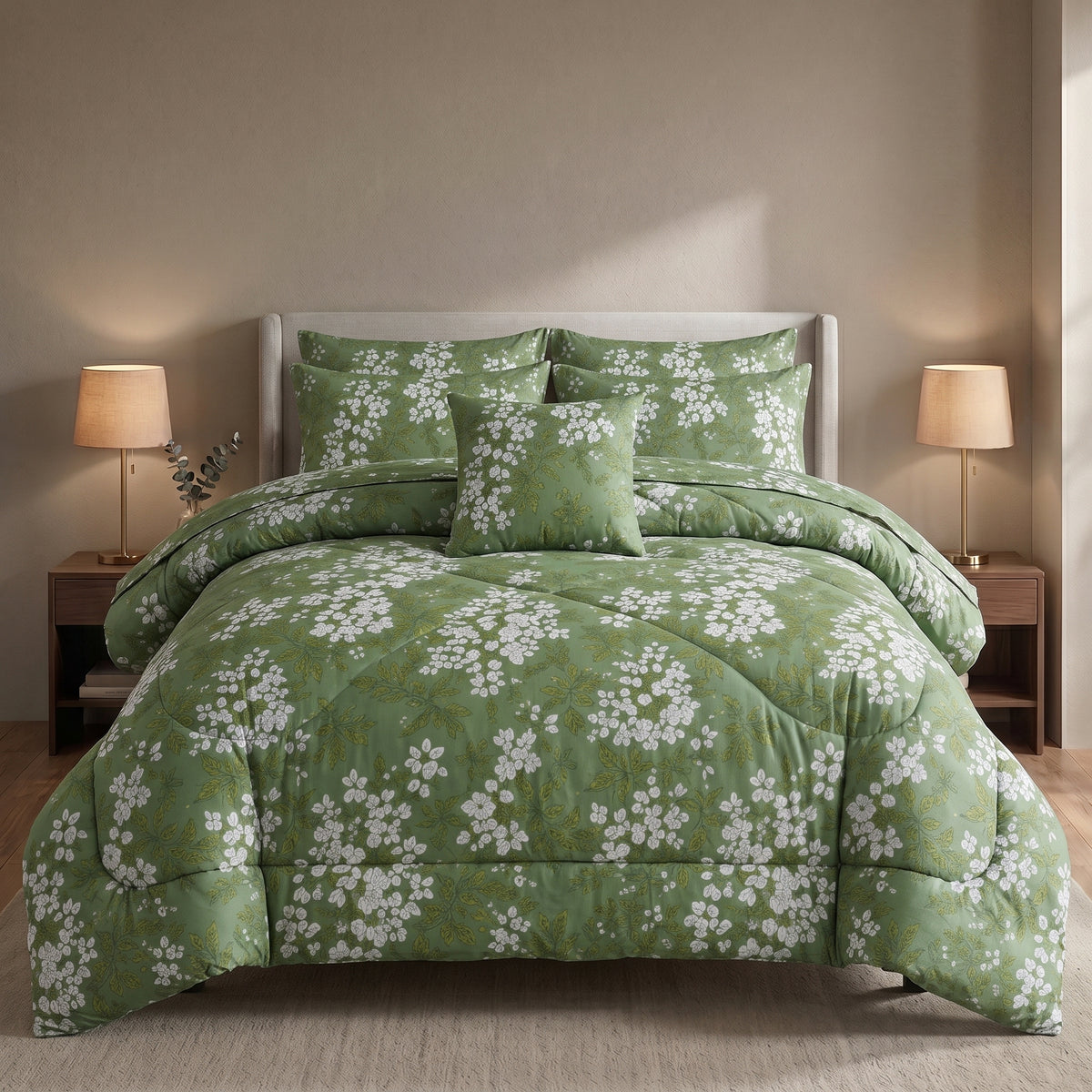 Urban Cotton Comforter Set - 7 PCS