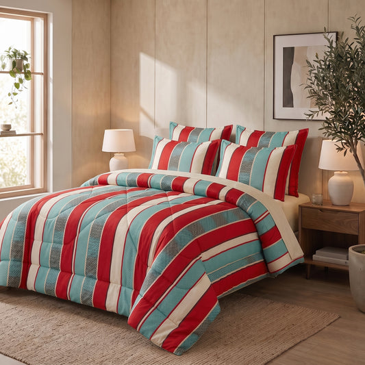 Winter Quilt/Razai Set SH-53 (Heavy polyester Filling)