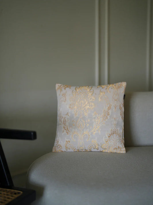 Regal Gold Tapestry Cushion Cover