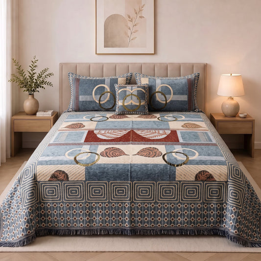 Plush Velvet 4-Piece Bedsheet Set-DZ0046