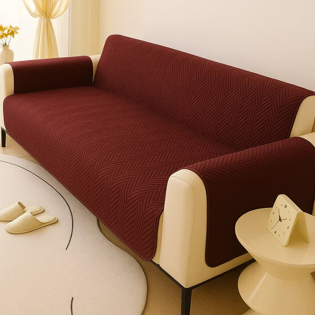 New MAT ULTRASONIC SUPER SOFT SOFA COVER-MERON