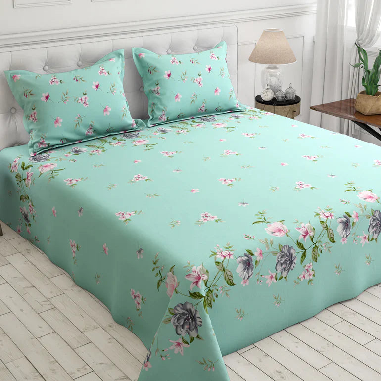 PRINTED PURE COTTON BEDSHEET ASH-4088