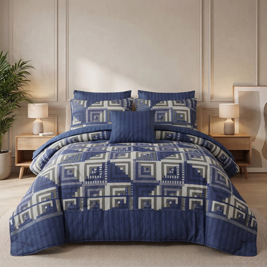 AUSTIN COTTON COMFORTER SET-7PCS 1034