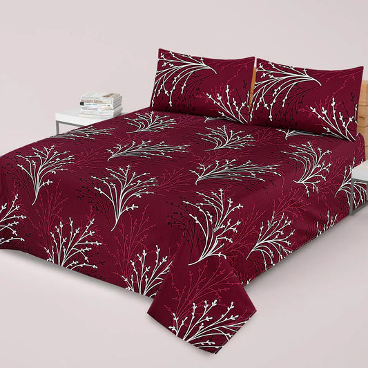 PRINTED PURE COTTON BEDSHEET ASH-4068