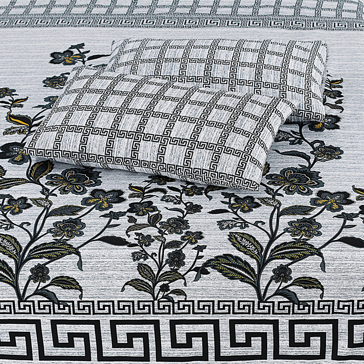 WINTOS PRINTED PURE COTTON BEDSHEET ASH-4001