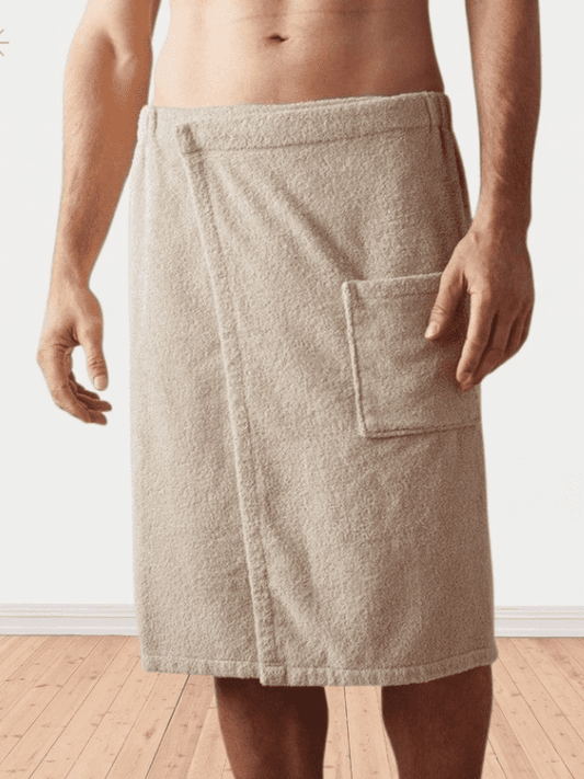 Men’s Shower Wrap brown