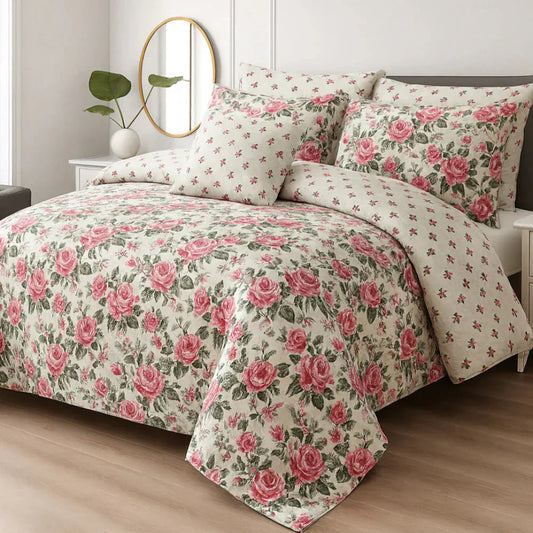 Winter Quilt/Razai Set SH-51 (Heavy polyester Filling)
