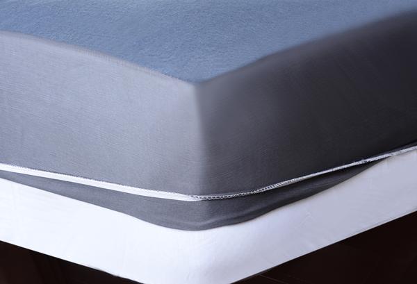 Terry Waterproof Mattress Protector - Grey