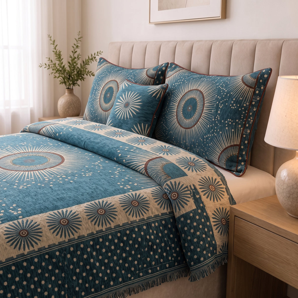 Plush Velvet 4-Piece Bedsheet Set-DZ0012