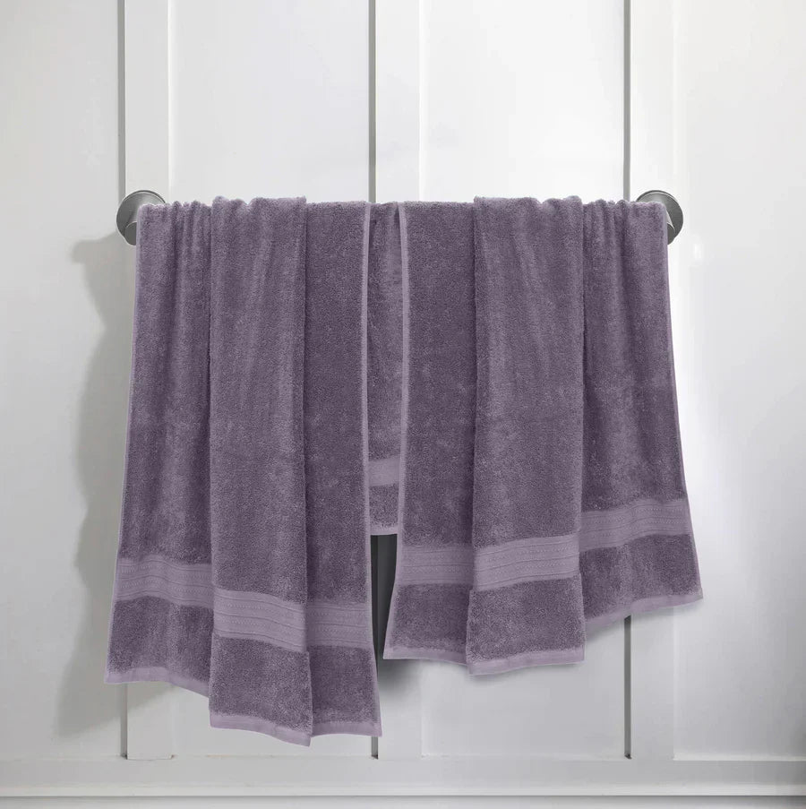 COTTON BATH TOWEL CHARCOAL