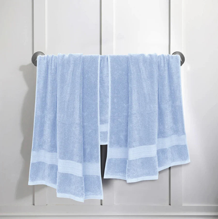 COTTON BATH TOWELSKY BLUE