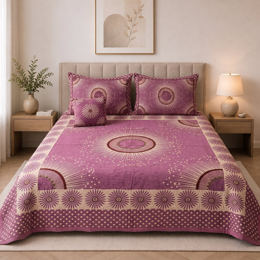 Plush Velvet 4-Piece Bedsheet Set-DZ0013