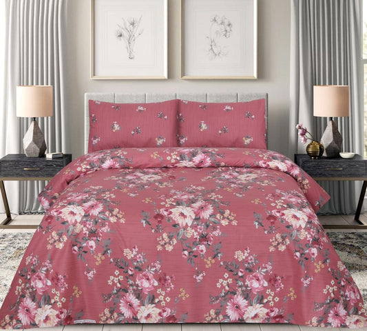 PRINTED PURE COTTON BEDSHEET ASH-4089