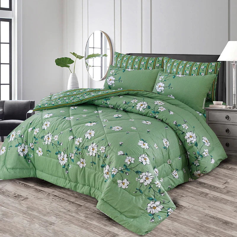 Winter Quilt/Razai Set SH-41 (Heavy polyester Filling)