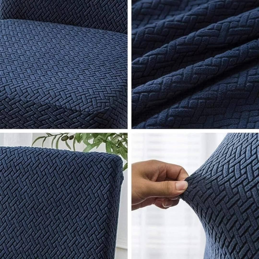 AINT MAT Velvet Turkish Sofa Cover - Blue