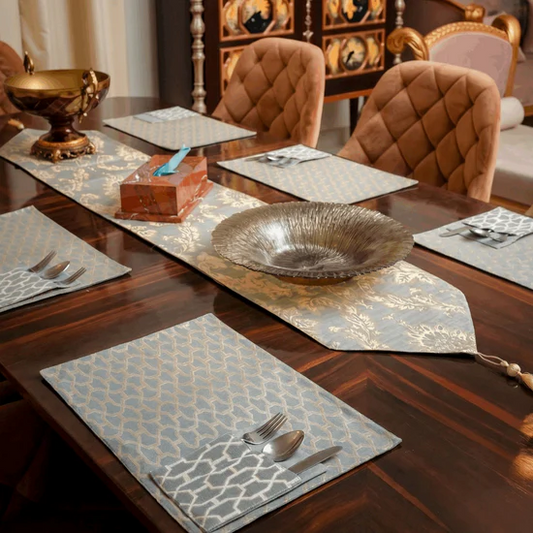 Frost Grey Ivory Table Set