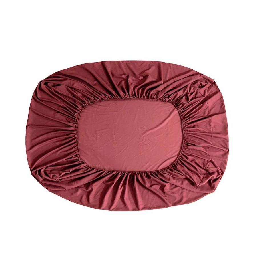 Terry Waterproof Mattress Protector - Maroon
