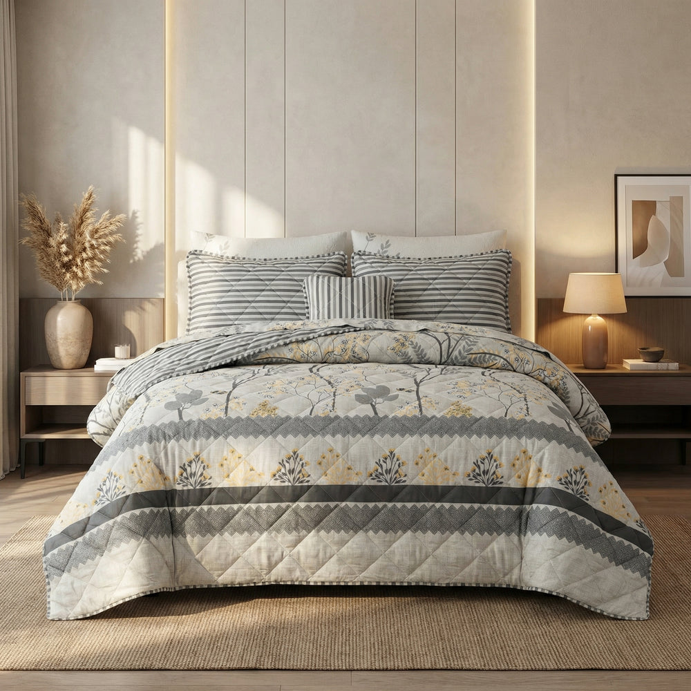 Isadora Cotton Comforter Set - 7 PCS