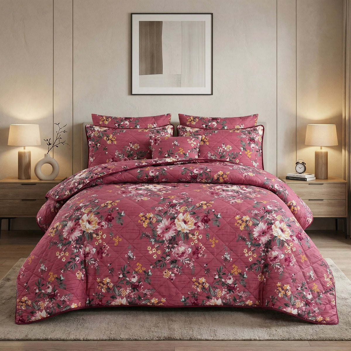 Seraphina Cotton Comforter Set - 7 PCS